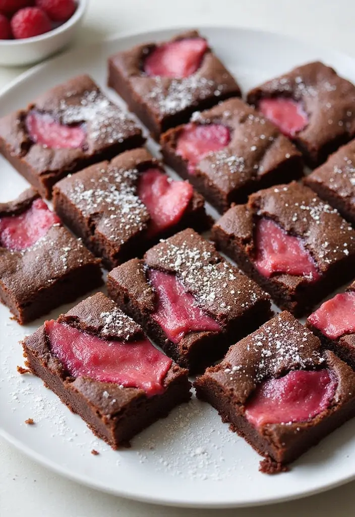 25 Recipes with Raspberry Pie Filling That Taste Fresh and Fruity 13 25 Recipes with Raspberry Pie Filling That Taste Fresh and Fruity - 3. Raspberry Pie Filling Swirl Brownies