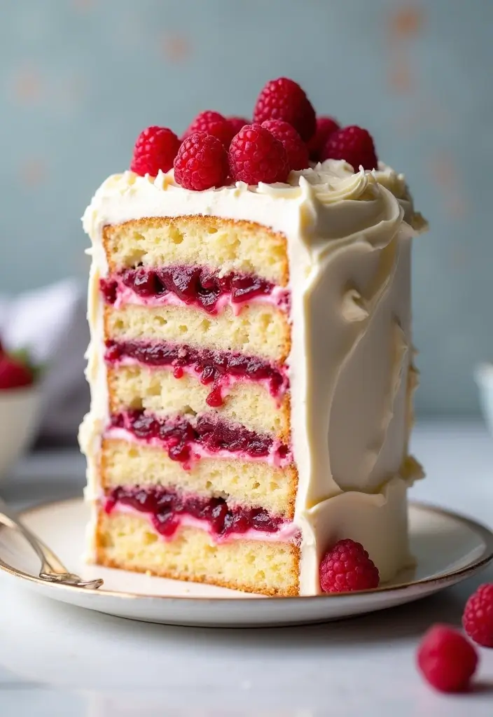 25 Recipes with Raspberry Pie Filling That Taste Fresh and Fruity 27 25 Recipes with Raspberry Pie Filling That Taste Fresh and Fruity - 5. Raspberry Pie Filling Layer Cake