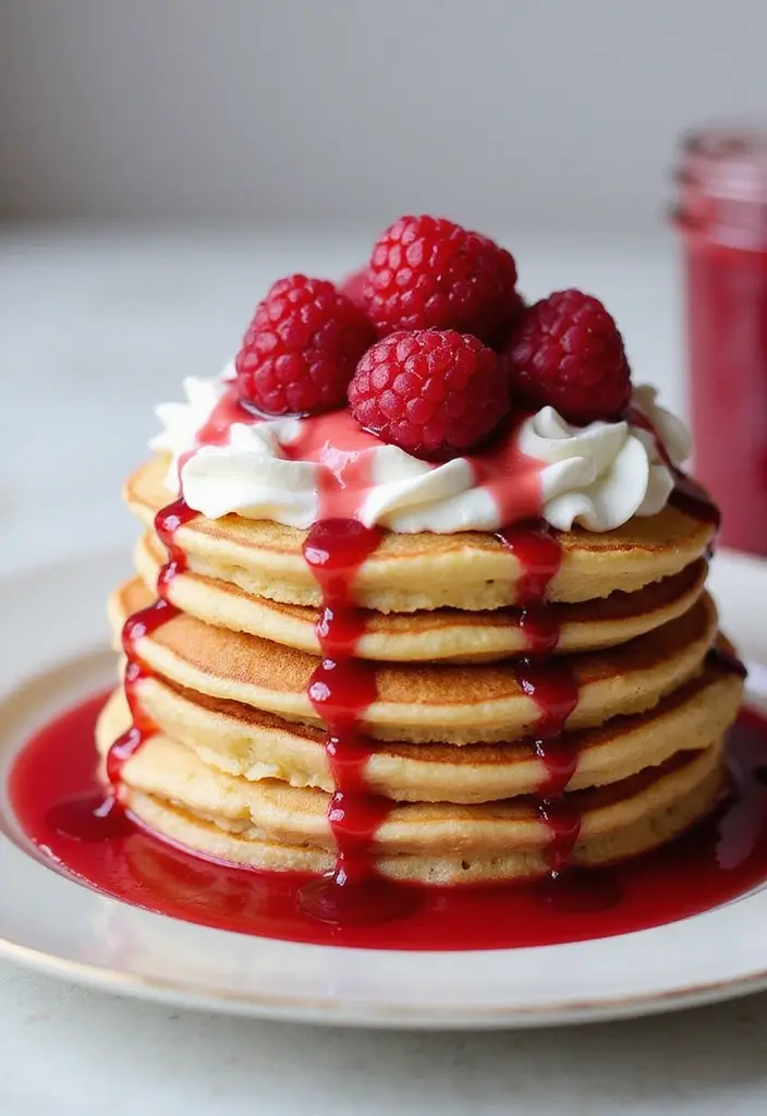 25 Recipes with Raspberry Pie Filling That Taste Fresh and Fruity 48 25 Recipes with Raspberry Pie Filling That Taste Fresh and Fruity - 8. Raspberry Pie Filling Pancakes