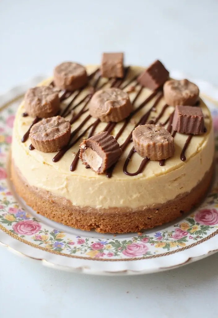 25 Reese’s Peanut Butter Pie Recipes That Are Sweet and Rich - 1. Classic No-Bake Reese’s Peanut Butter Pie