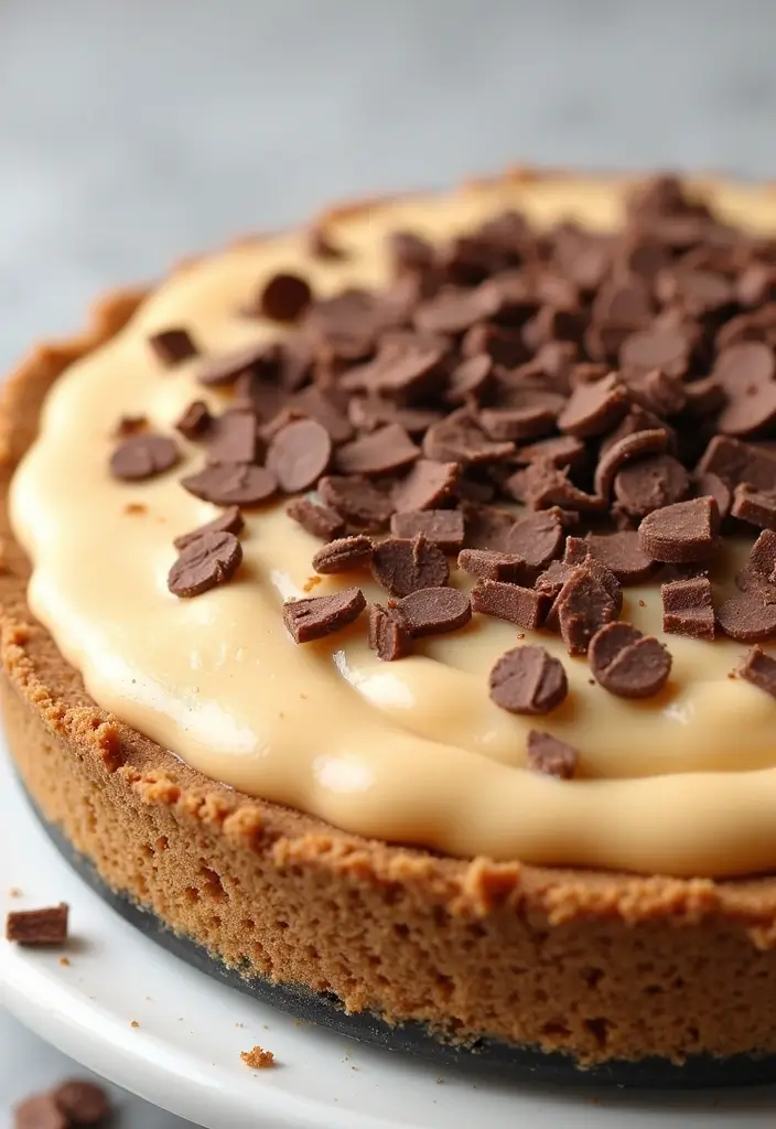 25 Reese’s Peanut Butter Pie Recipes That Are Sweet and Rich - 16. Peanut Butter Pudding Pie