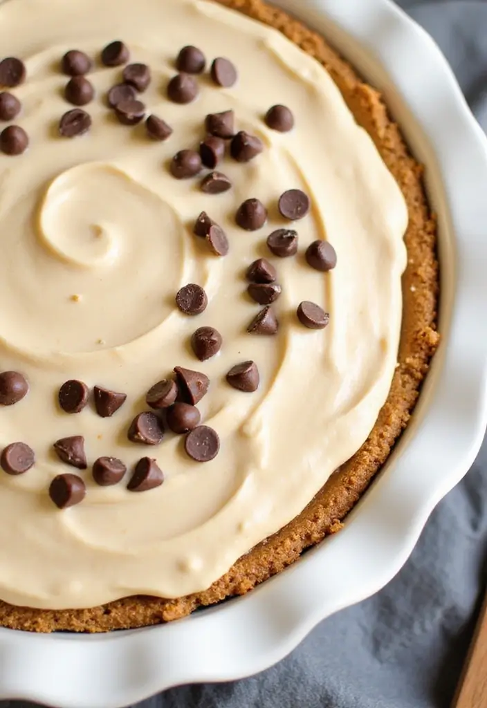 25 Reese’s Peanut Butter Pie Recipes That Are Sweet and Rich - 18. No-Bake Reese’s Peanut Butter Pie with Greek Yogurt