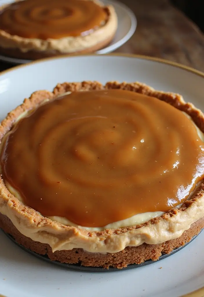 25 Reese’s Peanut Butter Pie Recipes That Are Sweet and Rich - 25. Reese’s Peanut Butter Pie with Caramel Sauce