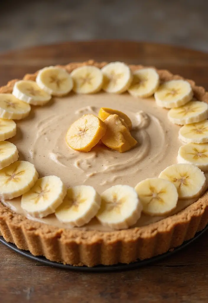 25 Reese’s Peanut Butter Pie Recipes That Are Sweet and Rich - 4. Peanut Butter Banana Cream Pie