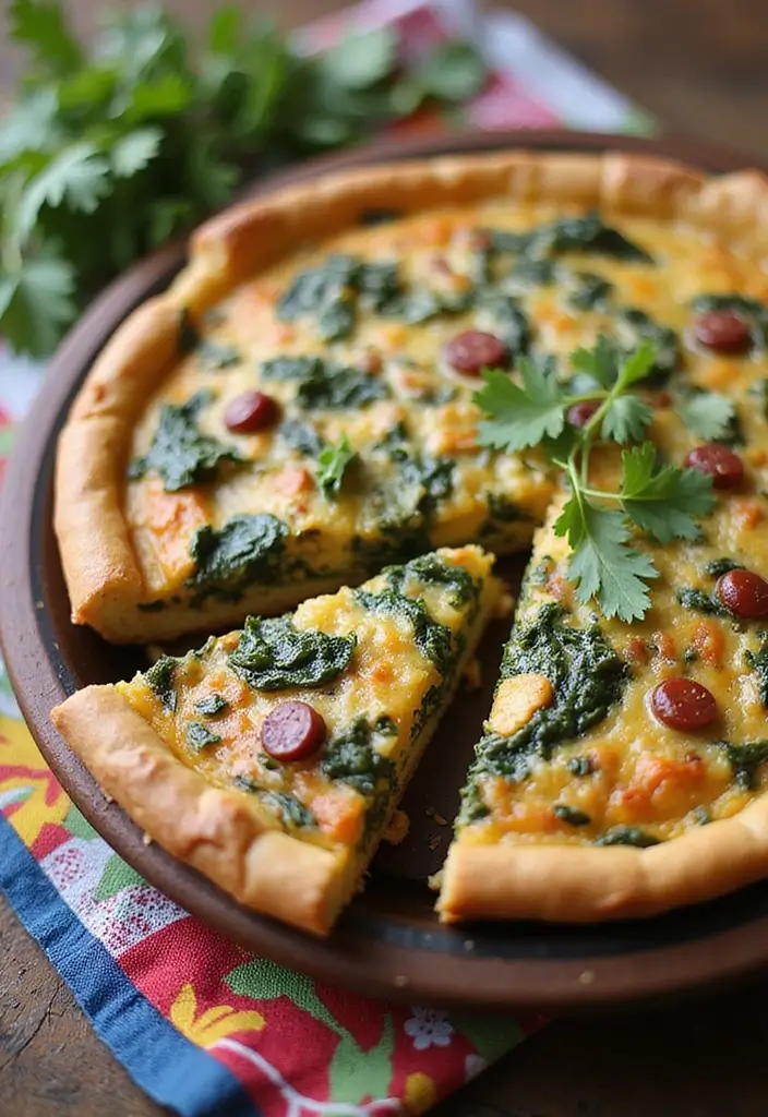 25 Spinach Quiche Recipes with Easy Pie Crusts - 14. Spinach and Chorizo Quiche