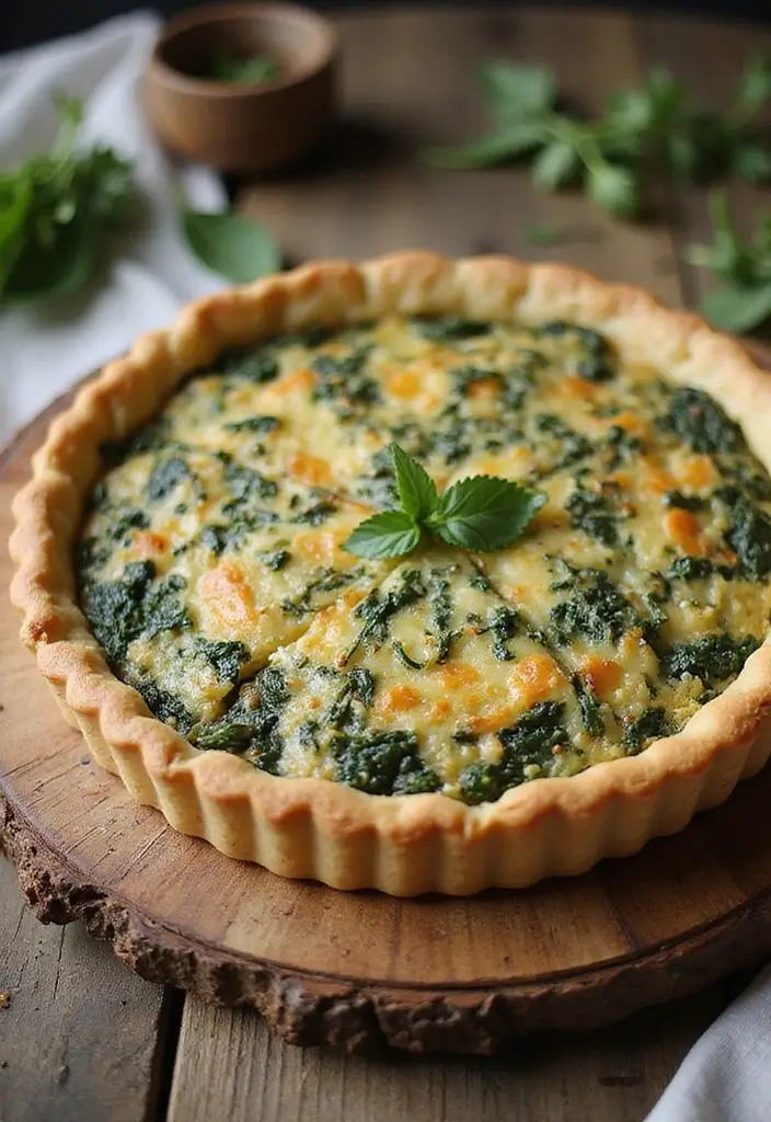25 Spinach Quiche Recipes with Easy Pie Crusts - 17. Spinach and Parmesan Quiche