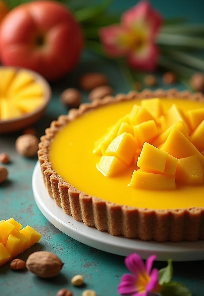 25 Sugar Free Pudding Pie Recipes That Still Taste Amazing 106 25 Sugar Free Pudding Pie Recipes That Still Taste Amazing - 16. Tropical Mango Pudding Pie