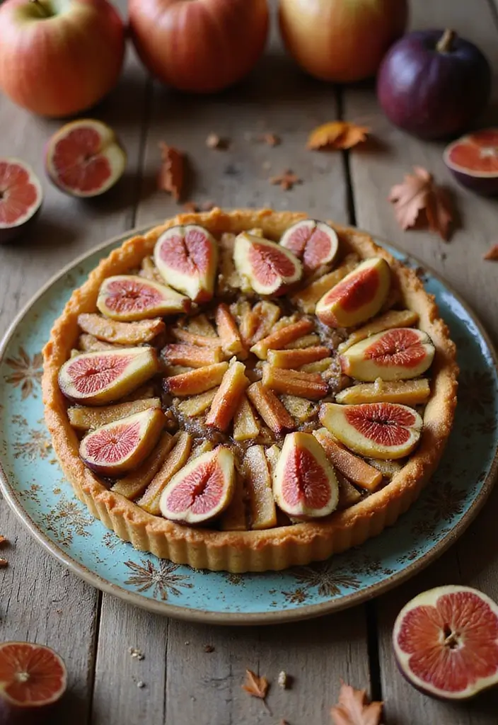 26 Apple and Pie Crust Dessert Recipes Perfect for Fall 148 26 Apple and Pie Crust Dessert Recipes Perfect for Fall - 22. Apple and Fig Tart