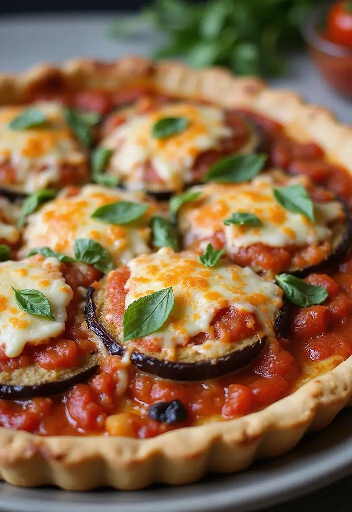 26 Cassava Flour Pie Crust Recipes That Are Gluten Free and Crisp 93 26 Cassava Flour Pie Crust Recipes That Are Gluten Free and Crisp - 15. Eggplant Parmesan Pie