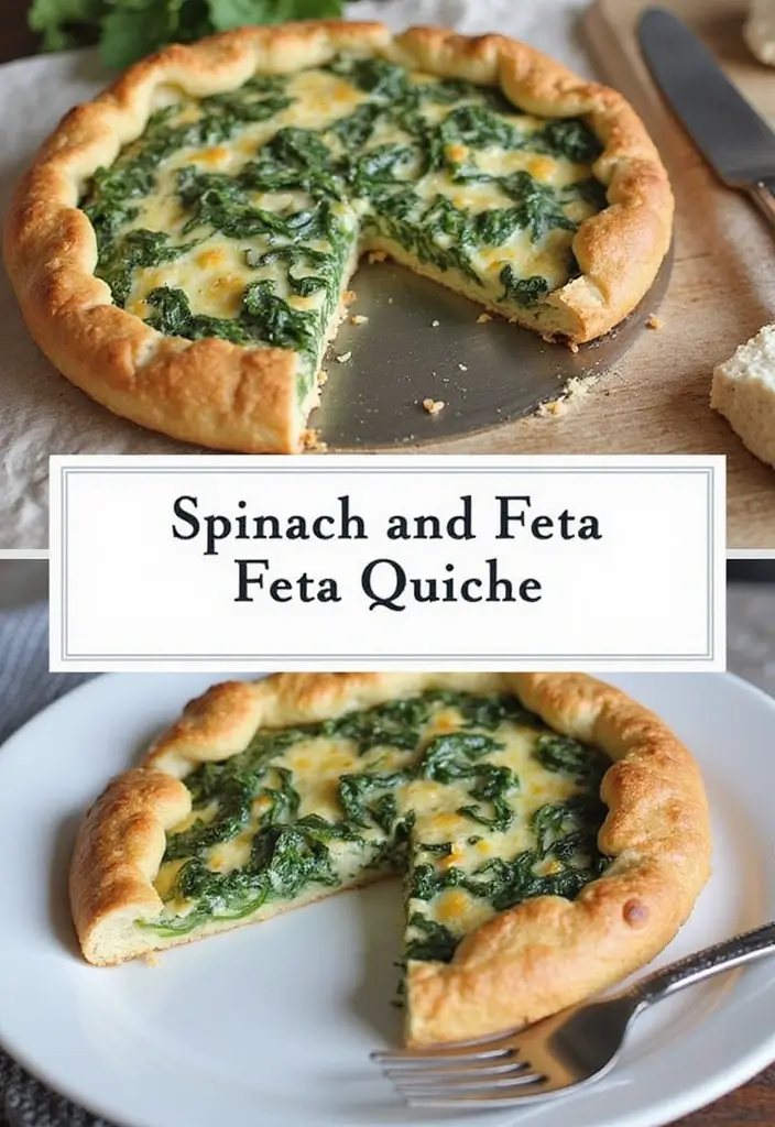 26 Cassava Flour Pie Crust Recipes That Are Gluten Free and Crisp 8 26 Cassava Flour Pie Crust Recipes That Are Gluten Free and Crisp - 2. Savory Quiche with Spinach and Feta