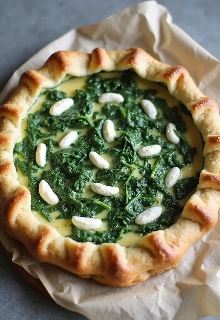 26 Cassava Flour Pie Crust Recipes That Are Gluten Free and Crisp 53 26 Cassava Flour Pie Crust Recipes That Are Gluten Free and Crisp - 9. Spinach and Ricotta Pie