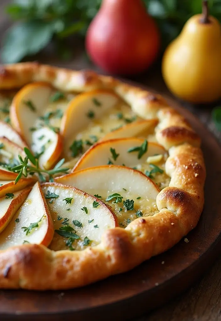 26 Easy Recipes That Use Pie Crust for Dinner or Dessert - 16. Pear and Gorgonzola Galette