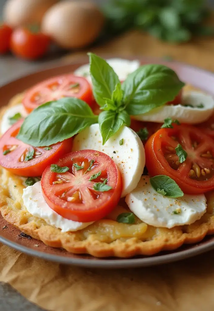 26 Easy Recipes That Use Pie Crust for Dinner or Dessert - 18. Caprese Tart