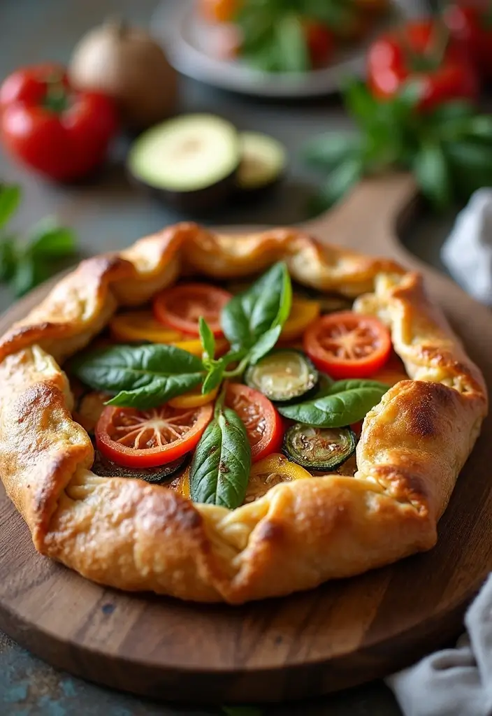 26 Easy Recipes That Use Pie Crust for Dinner or Dessert - 8. Savory Vegetable Galette
