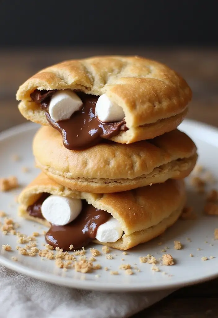 26 Easy Recipes That Use Pie Crust for Dinner or Dessert - 9. S'mores Hand Pies