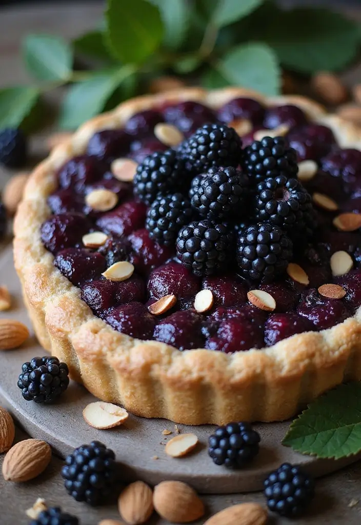26 Gluten Free Dairy Free Pie Recipes Everyone Can Enjoy - 21. Blackberry Pie with Almond Crust