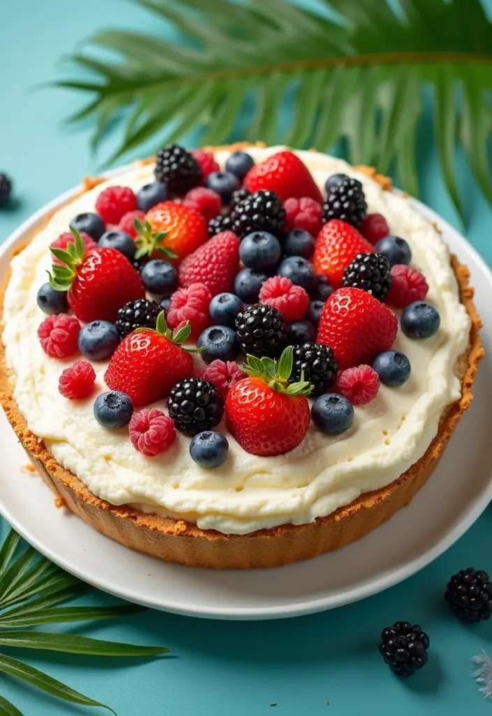 26 Gluten Free Dairy Free Pie Recipes Everyone Can Enjoy - 3. Fresh Berry Coconut Cream Pie