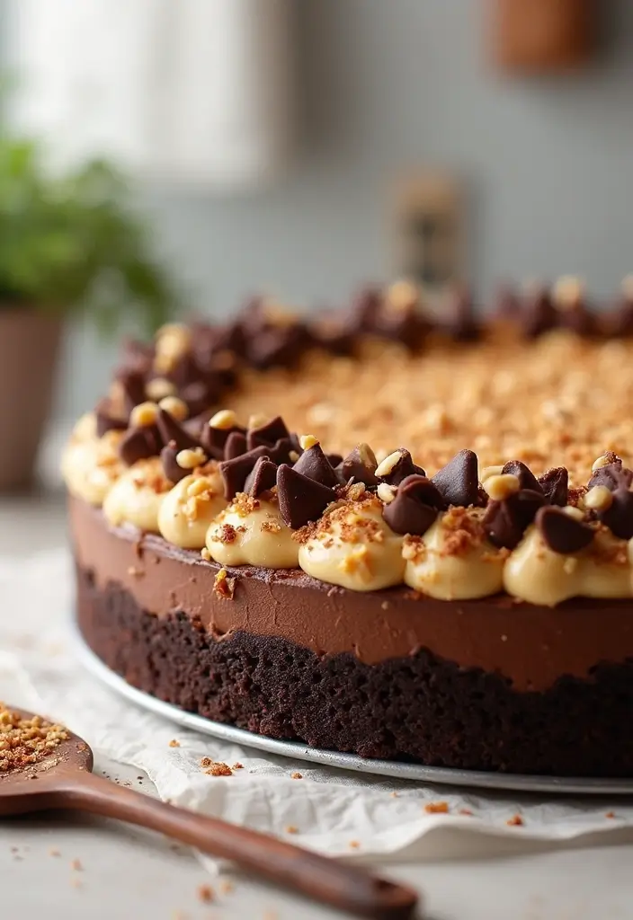 26 Gluten Free Dairy Free Pie Recipes Everyone Can Enjoy - 6. Chocolate Peanut Butter Pie