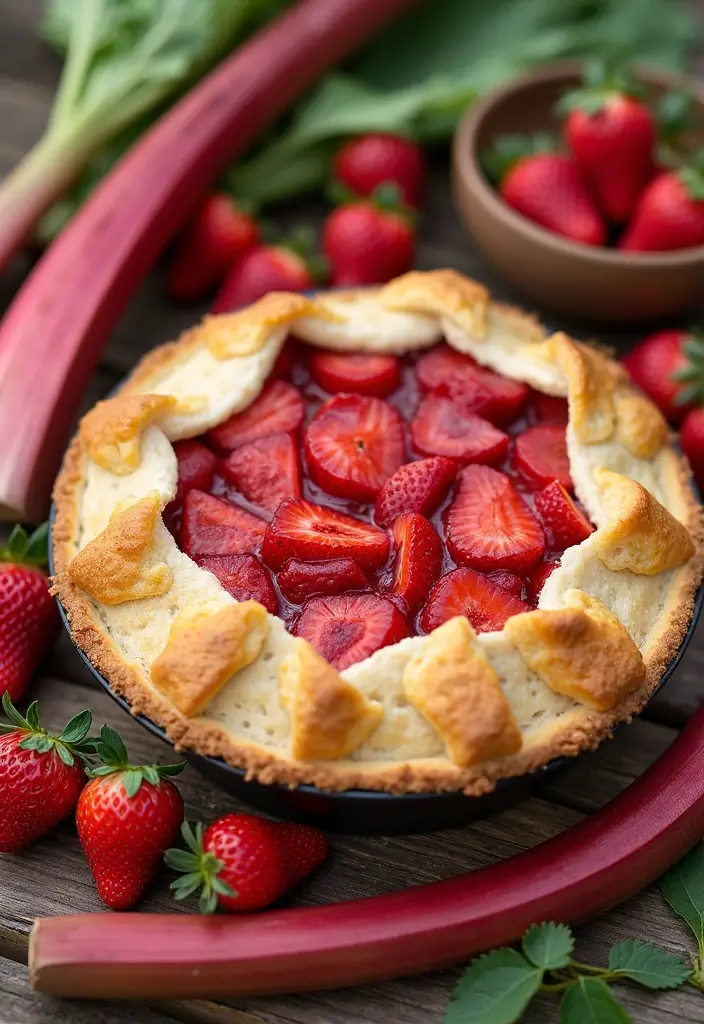 26 Gluten Free Dairy Free Pie Recipes Everyone Can Enjoy - 7. Strawberry Rhubarb Pie
