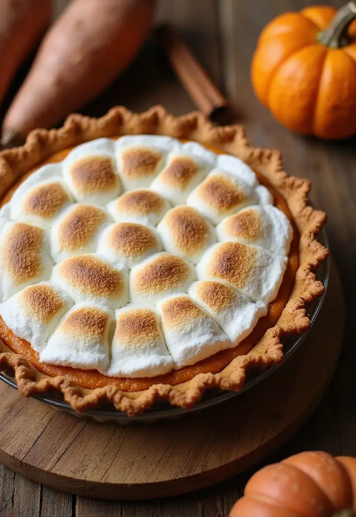26 Recipes Using Pillsbury Pie Crust for Effortless Baking 90 26 Recipes Using Pillsbury Pie Crust for Effortless Baking - 16. Sweet Potato Pie with Marshmallow Topping