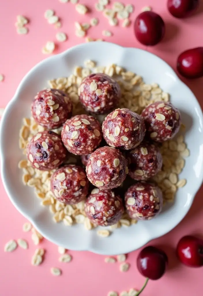 26 Tart Cherry Pie Filling Recipes for Sweet and Tangy Lovers - 10. Tart Cherry Energy Bites