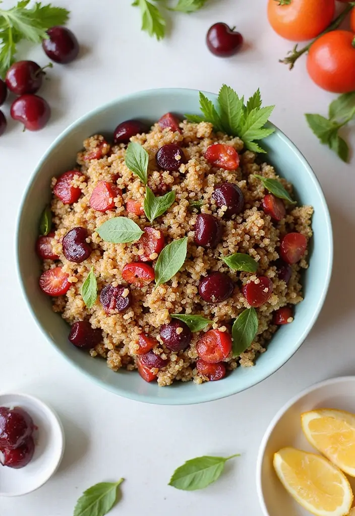 26 Tart Cherry Pie Filling Recipes for Sweet and Tangy Lovers - 18. Tart Cherry Quinoa Salad