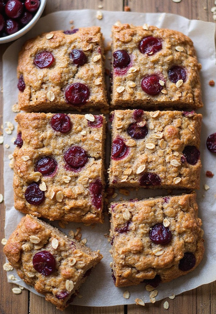 26 Tart Cherry Pie Filling Recipes for Sweet and Tangy Lovers - 20. Tart Cherry Granola Bars