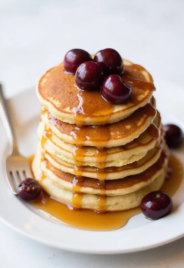 26 Tart Cherry Pie Filling Recipes for Sweet and Tangy Lovers - 6. Tart Cherry Pancakes