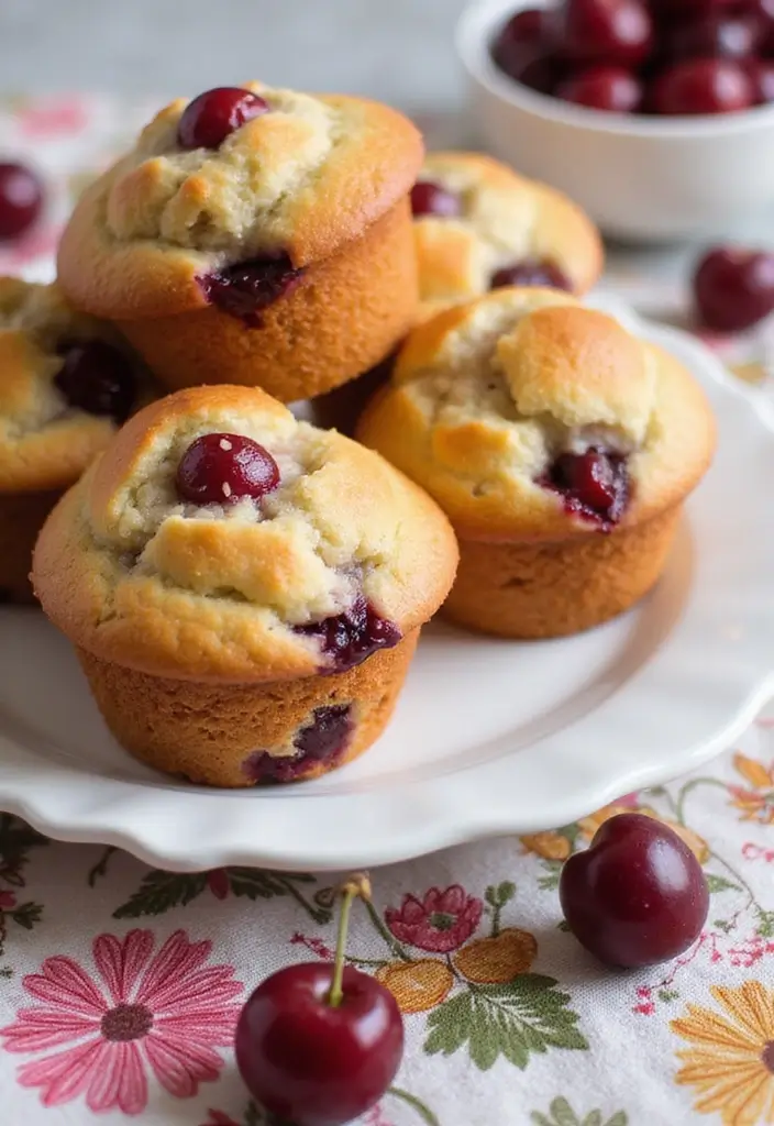 26 Tart Cherry Pie Filling Recipes for Sweet and Tangy Lovers - 8. Tart Cherry Muffins