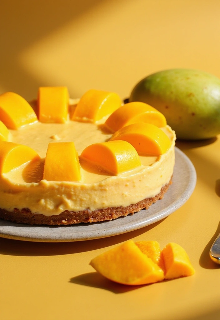27 Cream Pie Recipes That Are No Bake and Delicious - 10. Mango Passionfruit Cream Pie
