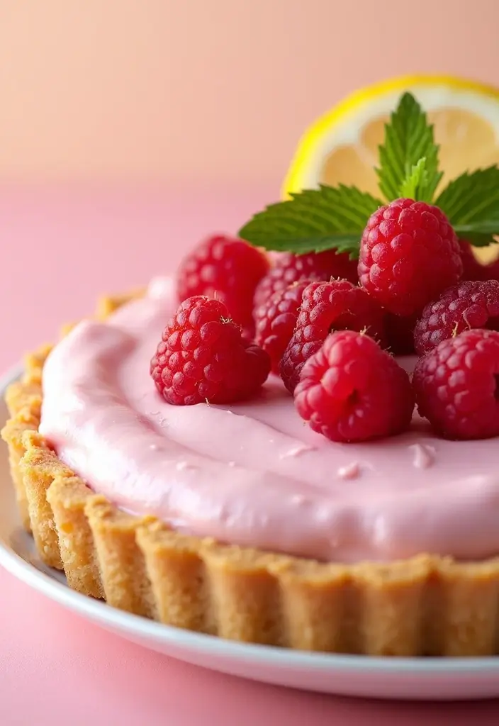27 Cream Pie Recipes That Are No Bake and Delicious - 13. Raspberry Lemonade Cream Pie