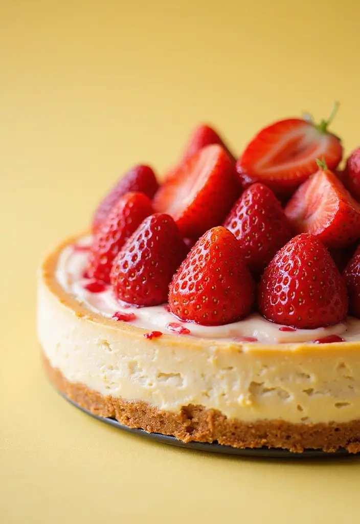 27 Cream Pie Recipes That Are No Bake and Delicious - 19. Strawberry Cheesecake Cream Pie