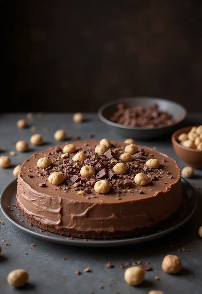 27 Cream Pie Recipes That Are No Bake and Delicious - 23. Chocolate Hazelnut Cream Pie