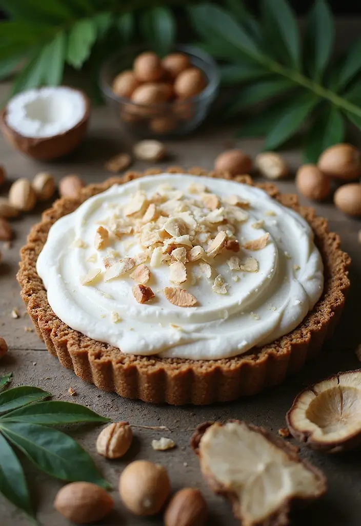 27 No Bake Coconut Cream Pie Recipes for Light and Creamy Desserts - 13. No Bake Coconut Cream Pie with Nut Crust