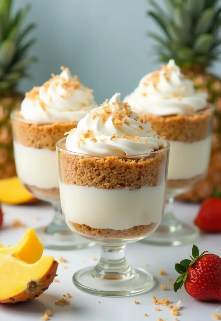 27 No Bake Coconut Cream Pie Recipes for Light and Creamy Desserts - 14. Coconut Cream Pie Parfaits