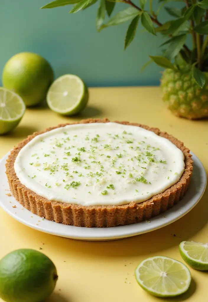 27 No Bake Coconut Cream Pie Recipes for Light and Creamy Desserts - 20. Coconut Cream Pie with Lime Zest