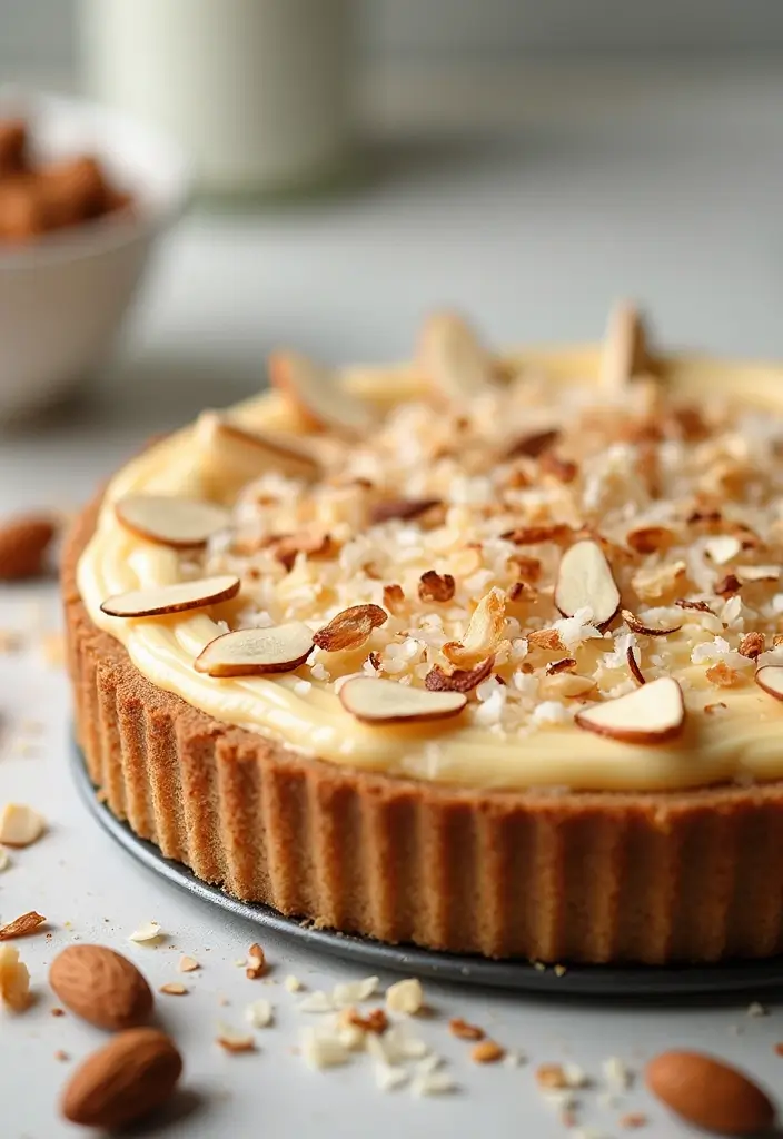 27 No Bake Coconut Cream Pie Recipes for Light and Creamy Desserts - 8. Coconut Almond Cream Pie