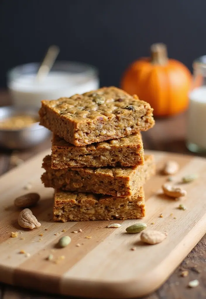 27 Recipes with Pumpkin Pie Filling for Cozy Fall Desserts - 10. Pumpkin Pie Filling Granola Bars