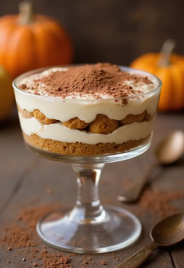 27 Recipes with Pumpkin Pie Filling for Cozy Fall Desserts - 15. Pumpkin Pie Filling Tiramisu