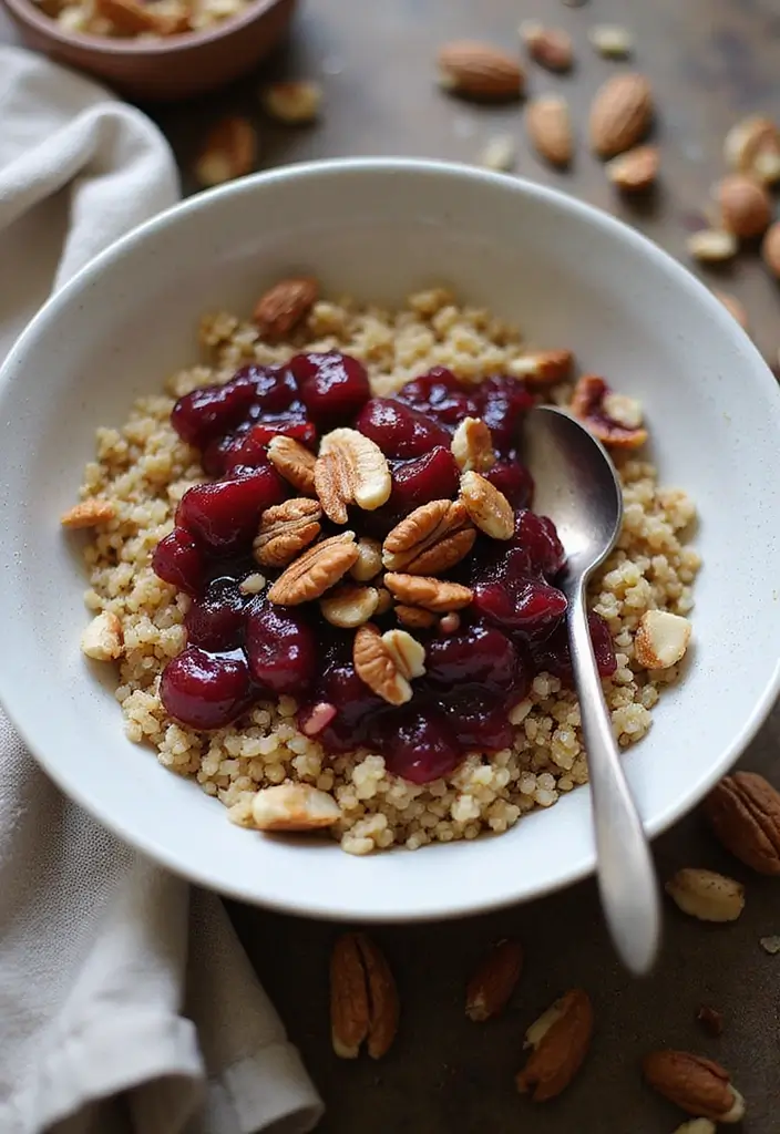 28 Cherry Pie Filling Breakfast Recipes That Feel Like Dessert - 14. Cherry Pie Quinoa Bowl