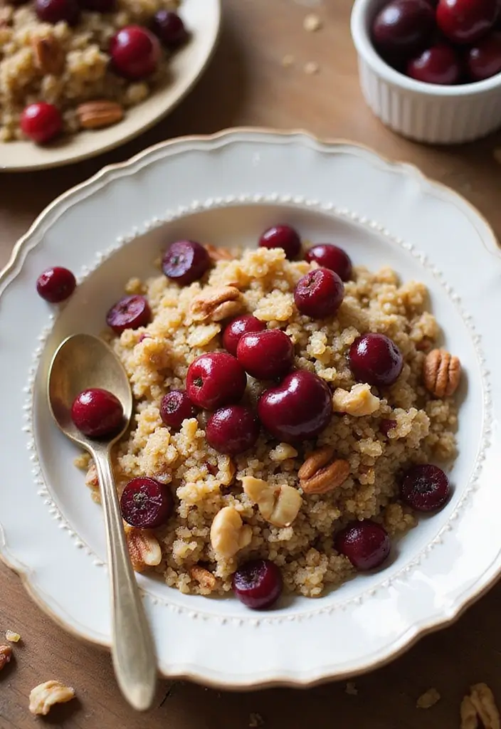 28 Cherry Pie Filling Breakfast Recipes That Feel Like Dessert - 17. Cherry Pie Overnight Quinoa