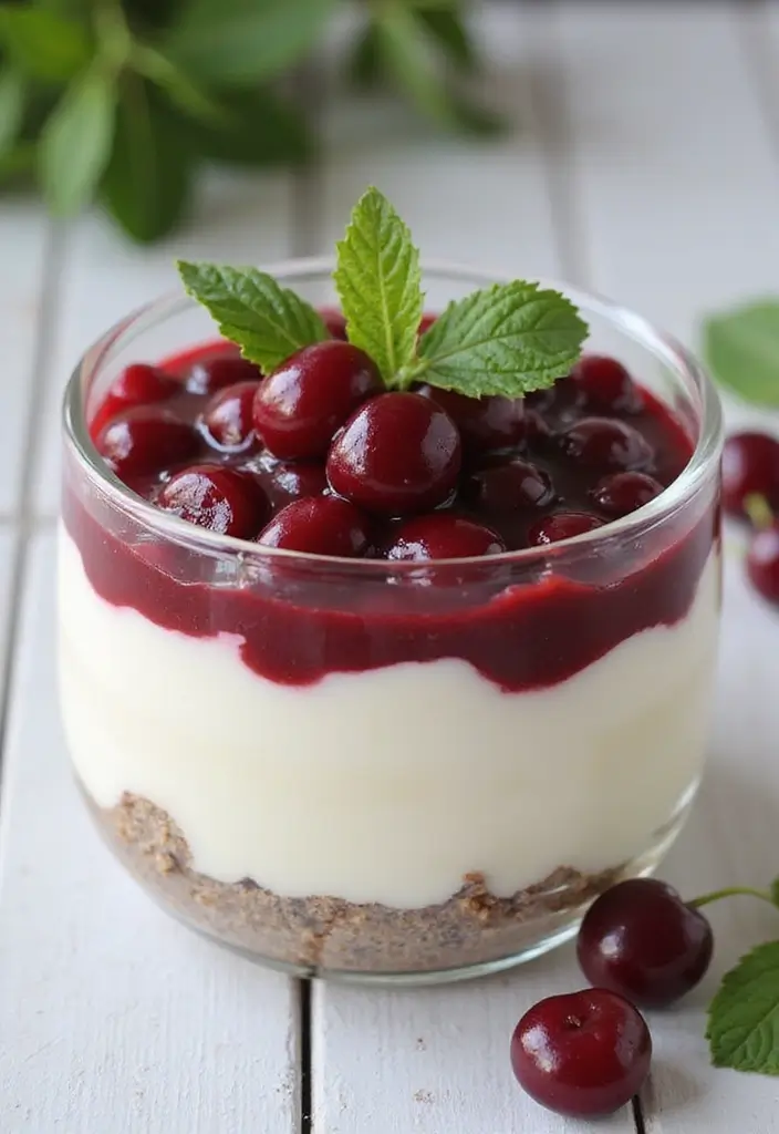 28 Cherry Pie Filling Breakfast Recipes That Feel Like Dessert - 18. Cherry Pie Cheesecake Chia Pudding