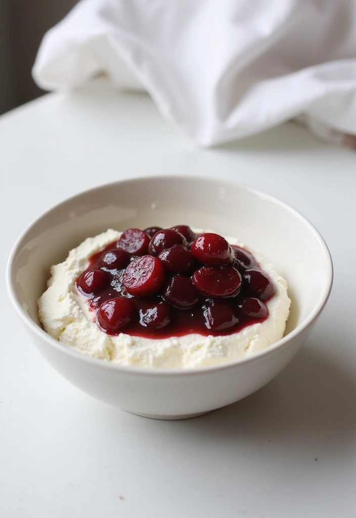 28 Cherry Pie Filling Breakfast Recipes That Feel Like Dessert - 25. Cherry Pie Cottage Cheese Bowl