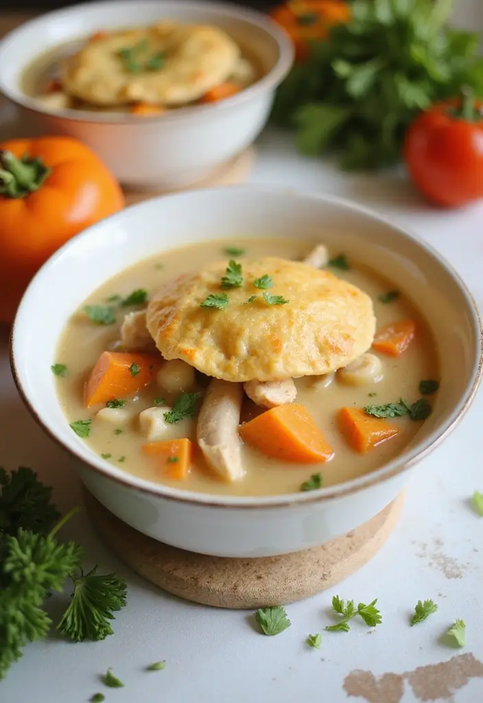 28 Crockpot Chicken Pot Pie Soup Recipes for Cozy Nights 77 28 Crockpot Chicken Pot Pie Soup Recipes for Cozy Nights - 13. Chicken Pot Pie Soup with Sweet Potatoes