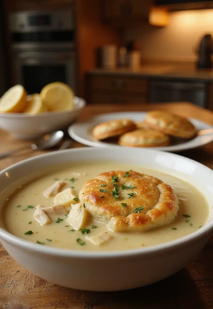 28 Crockpot Chicken Pot Pie Soup Recipes for Cozy Nights 108 28 Crockpot Chicken Pot Pie Soup Recipes for Cozy Nights - 18. Creamy Garlic Chicken Pot Pie Soup