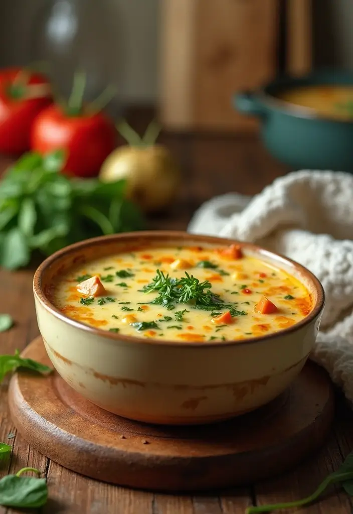 28 Crockpot Chicken Pot Pie Soup Recipes for Cozy Nights 139 28 Crockpot Chicken Pot Pie Soup Recipes for Cozy Nights - 23. Chicken Pot Pie Soup with Spinach