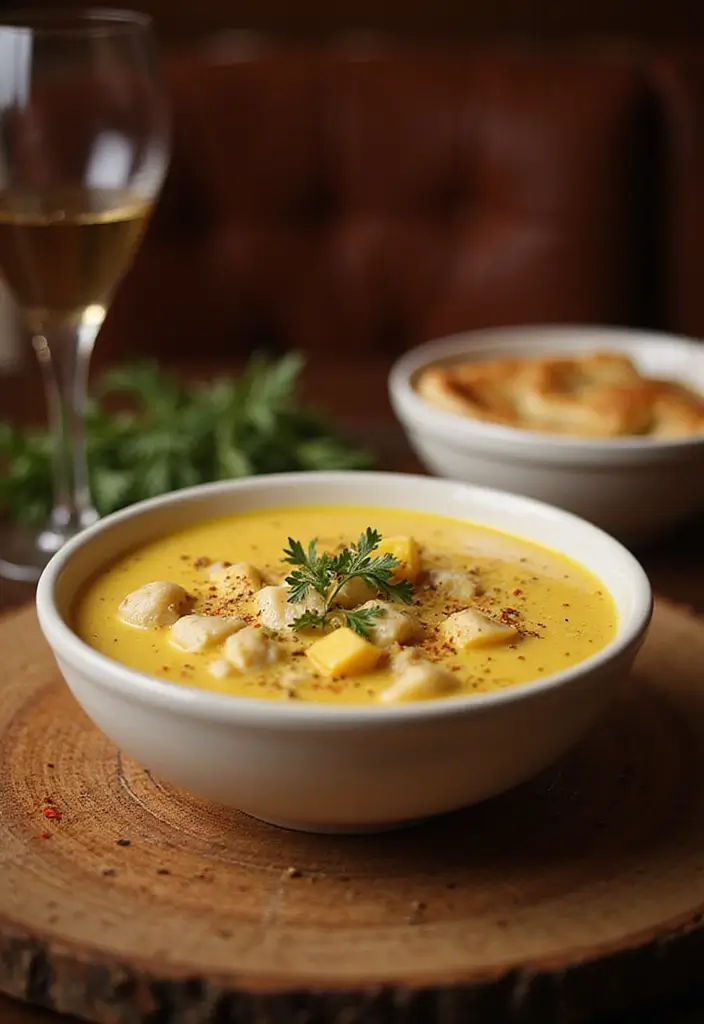 28 Crockpot Chicken Pot Pie Soup Recipes for Cozy Nights 153 28 Crockpot Chicken Pot Pie Soup Recipes for Cozy Nights - 25. Saffron Chicken Pot Pie Soup