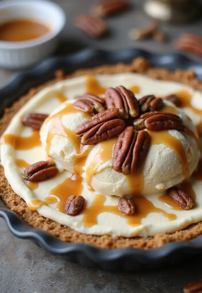 28 Ice Cream Pie Recipes That Are Cool and Creamy 63 28 Ice Cream Pie Recipes That Are Cool and Creamy - 11. Caramel Pecan Ice Cream Pie