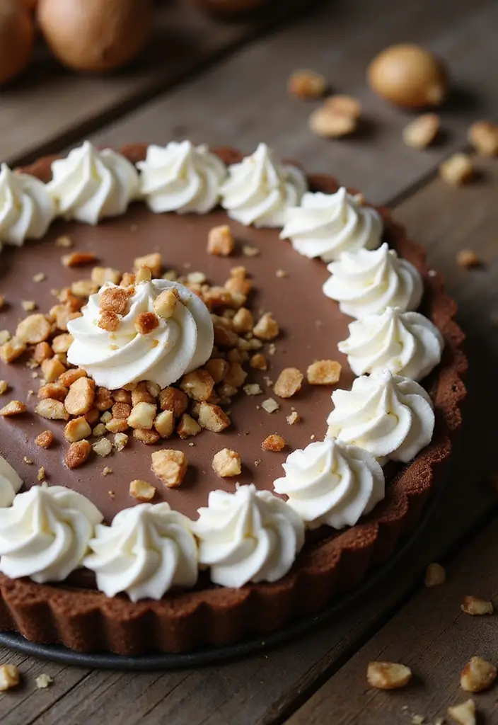 28 Ice Cream Pie Recipes That Are Cool and Creamy 46 28 Ice Cream Pie Recipes That Are Cool and Creamy - 8. Chocolate Hazelnut Ice Cream Pie