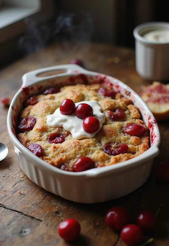 28 Rhubarb and Cherry Pie Filling Recipes That Blend Tart and Sweet - 20. Cherry Rhubarb Bread Pudding